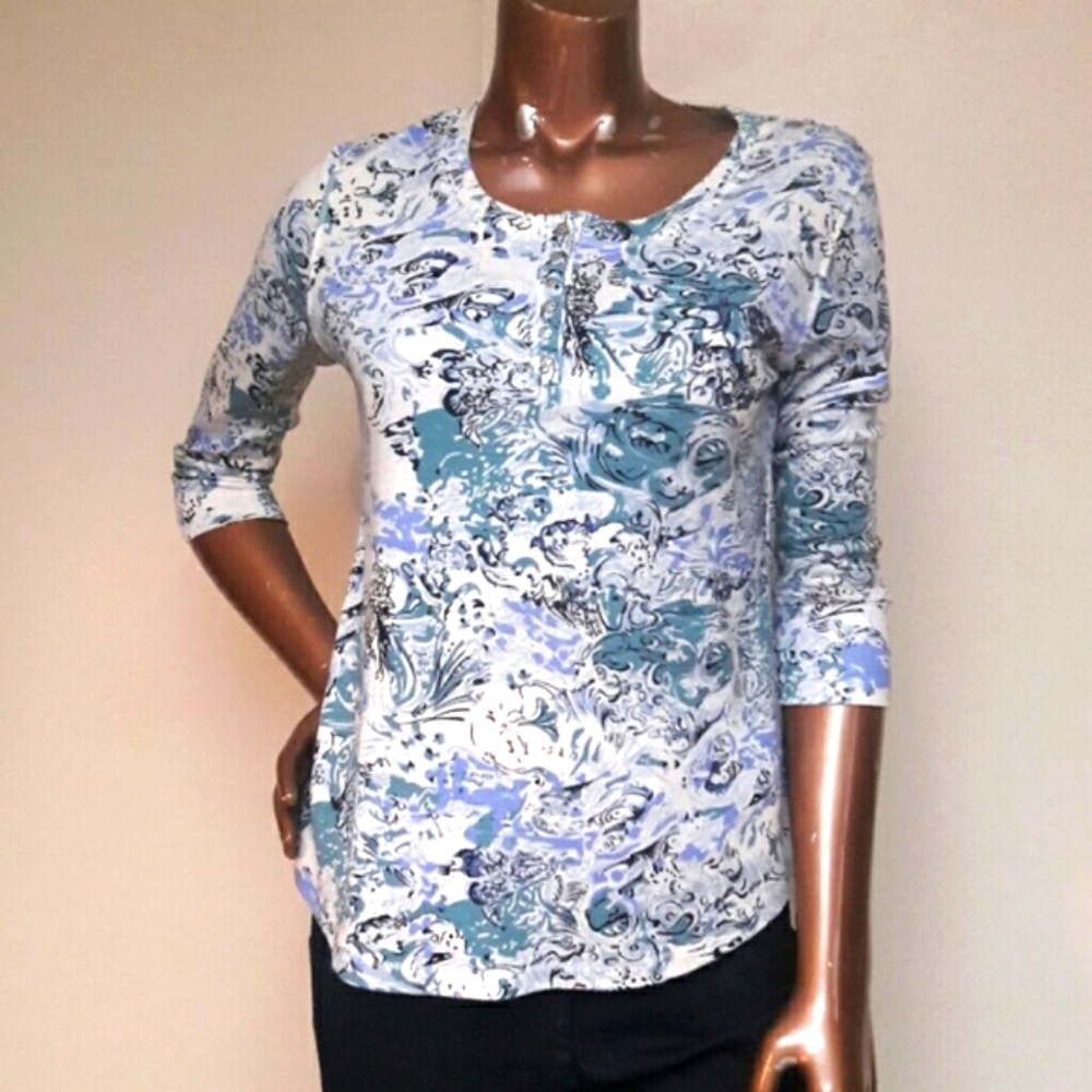NWOT Allison Whitmore Sporty Waffle Shirt